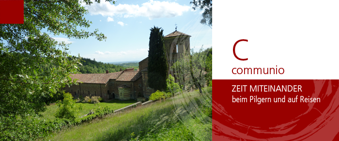 communio . ZEIT MITEINANDER . beim Pilgern und auf Reisen